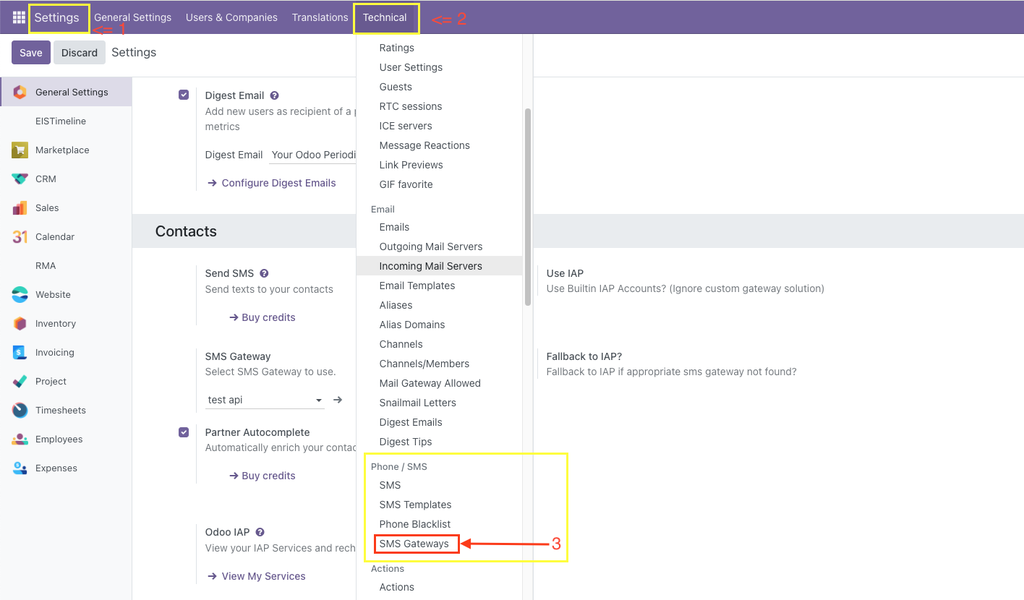 Dynamic SMS Gateway Module